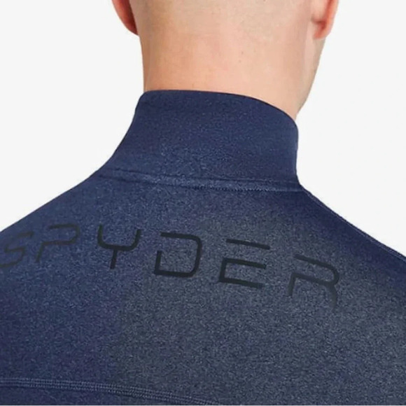 Spider Men’s Active Sports Quarter Zip Pullover Blue/Black Like New Size XXL - Picture 4 of 11
